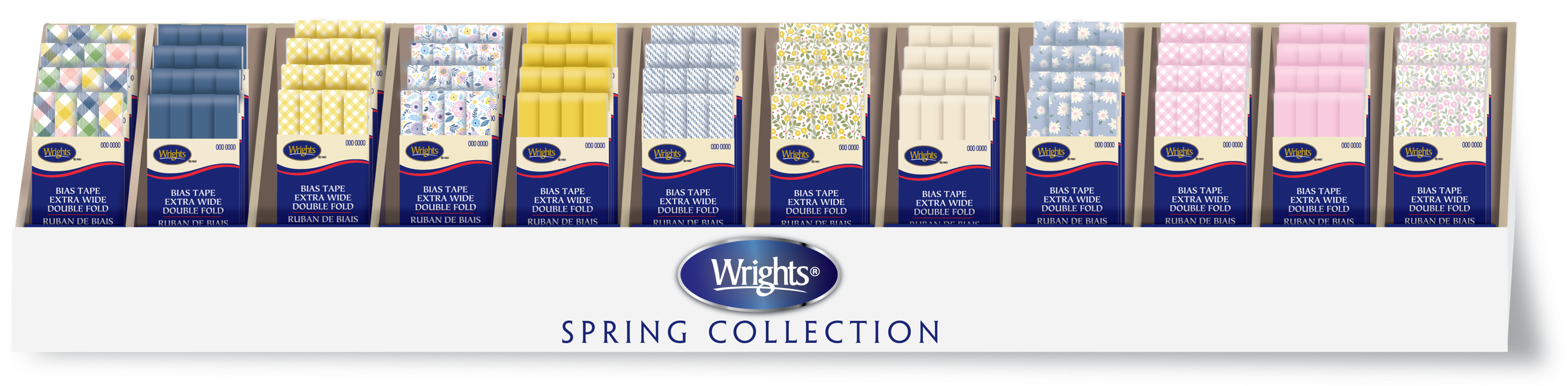 Wrights seasonal bias tape collection