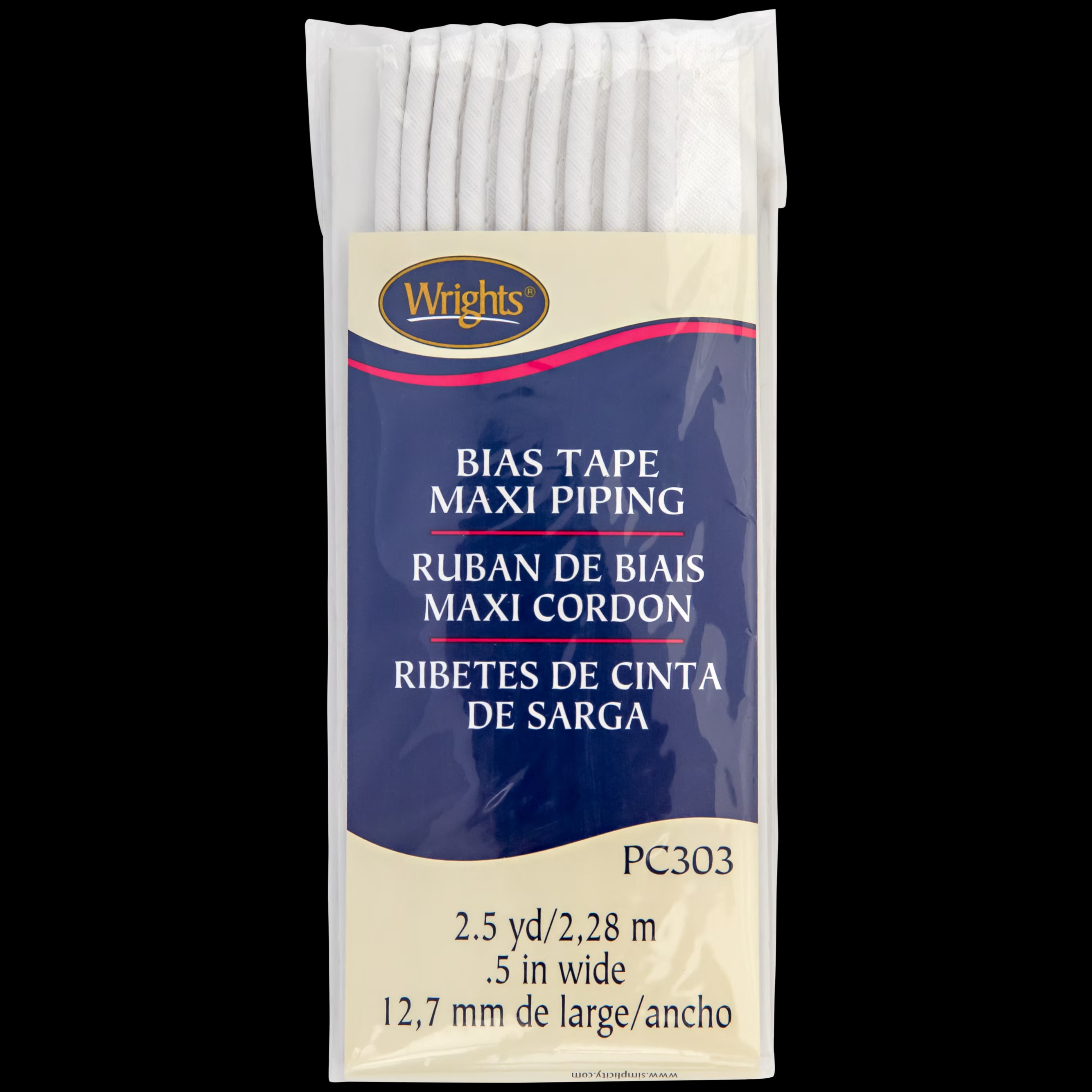 Wrights maxi piping — white